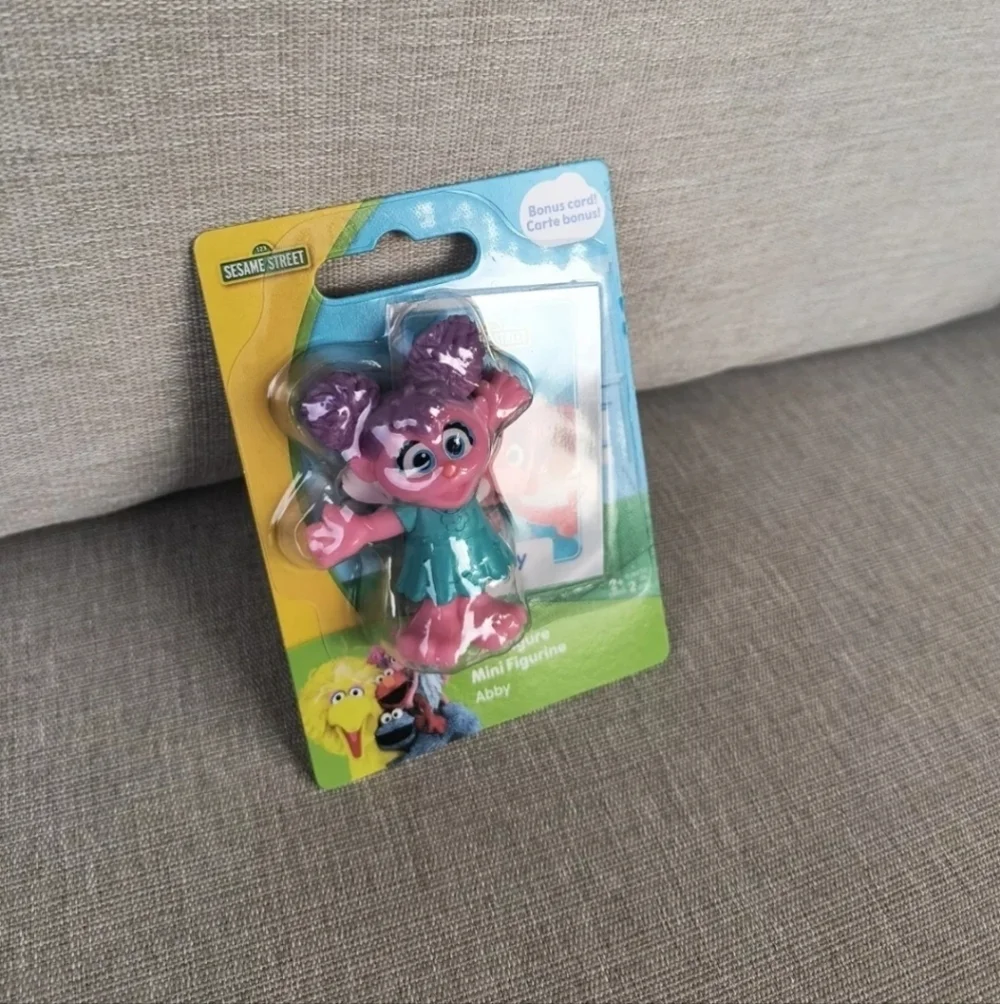 Sesame Street ABBY Mini Figure Waving Micro Toy Collection Topper New